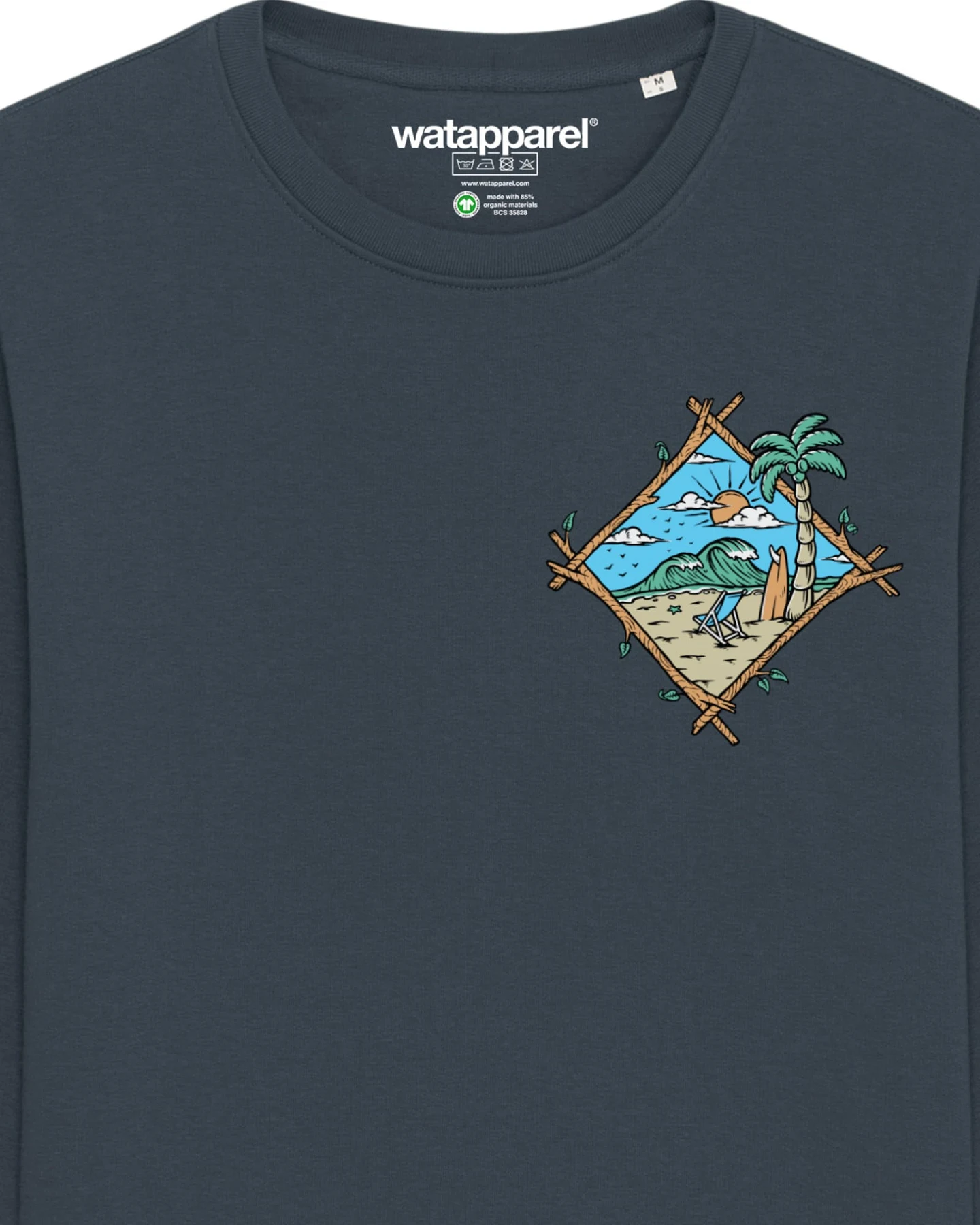 Watapparel Sweatshirt Beach is calling – Ansicht 3