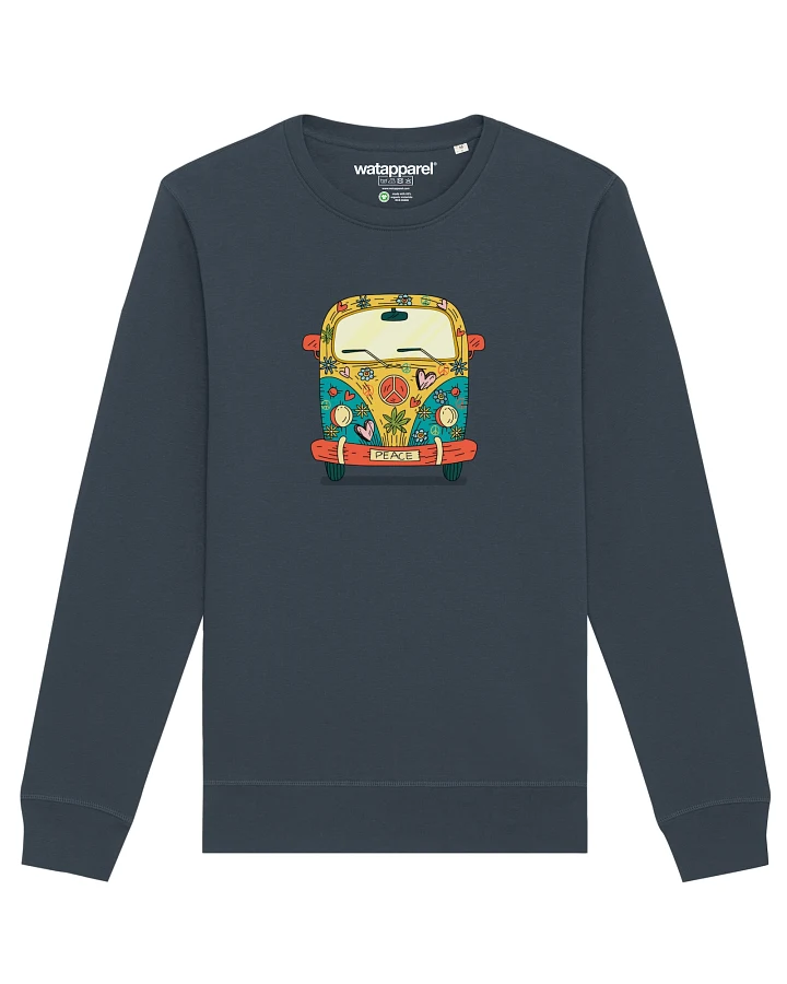 Watapparel Sweatshirt Hippies Bus