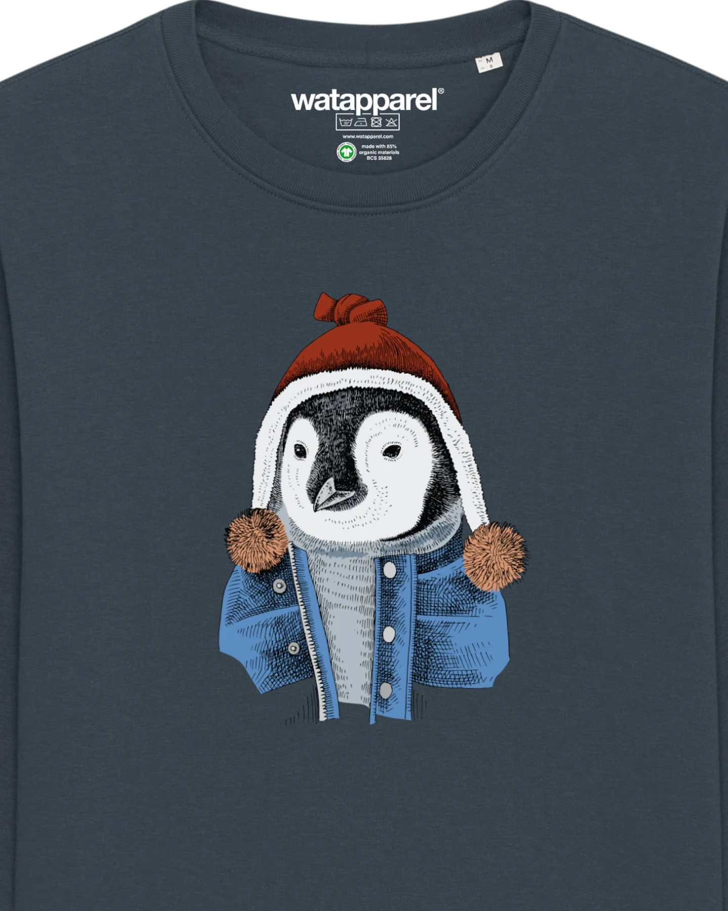 Watapparel Sweatshirt Pinguin – Ansicht 3
