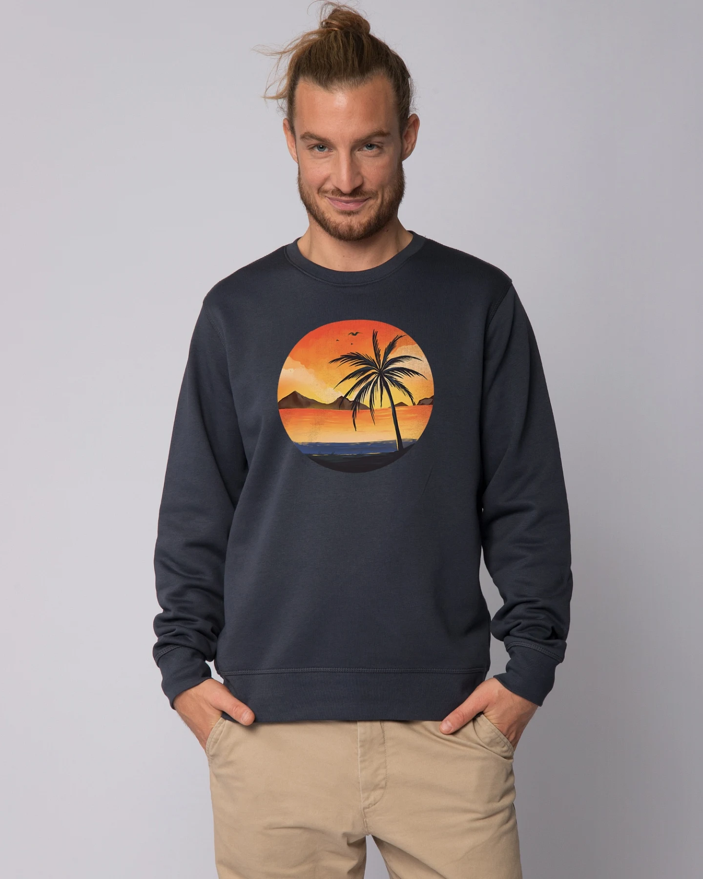 Watapparel Sweatshirt Sunset on palm beach – Ansicht 2