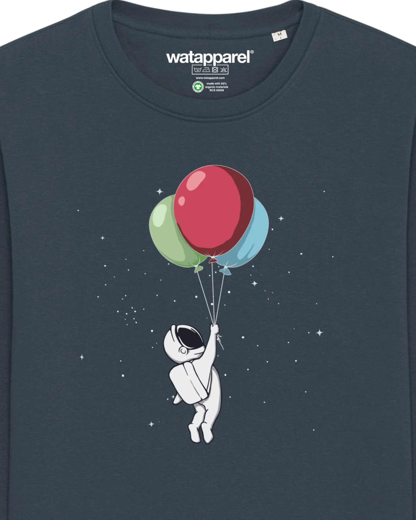 Watapparel Sweatshirt Little Balloon Astronaut – Ansicht 3