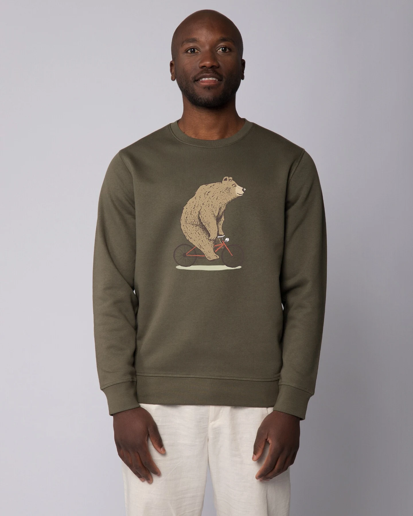 Watapparel Sweatshirt Fahrradbär – Ansicht 2