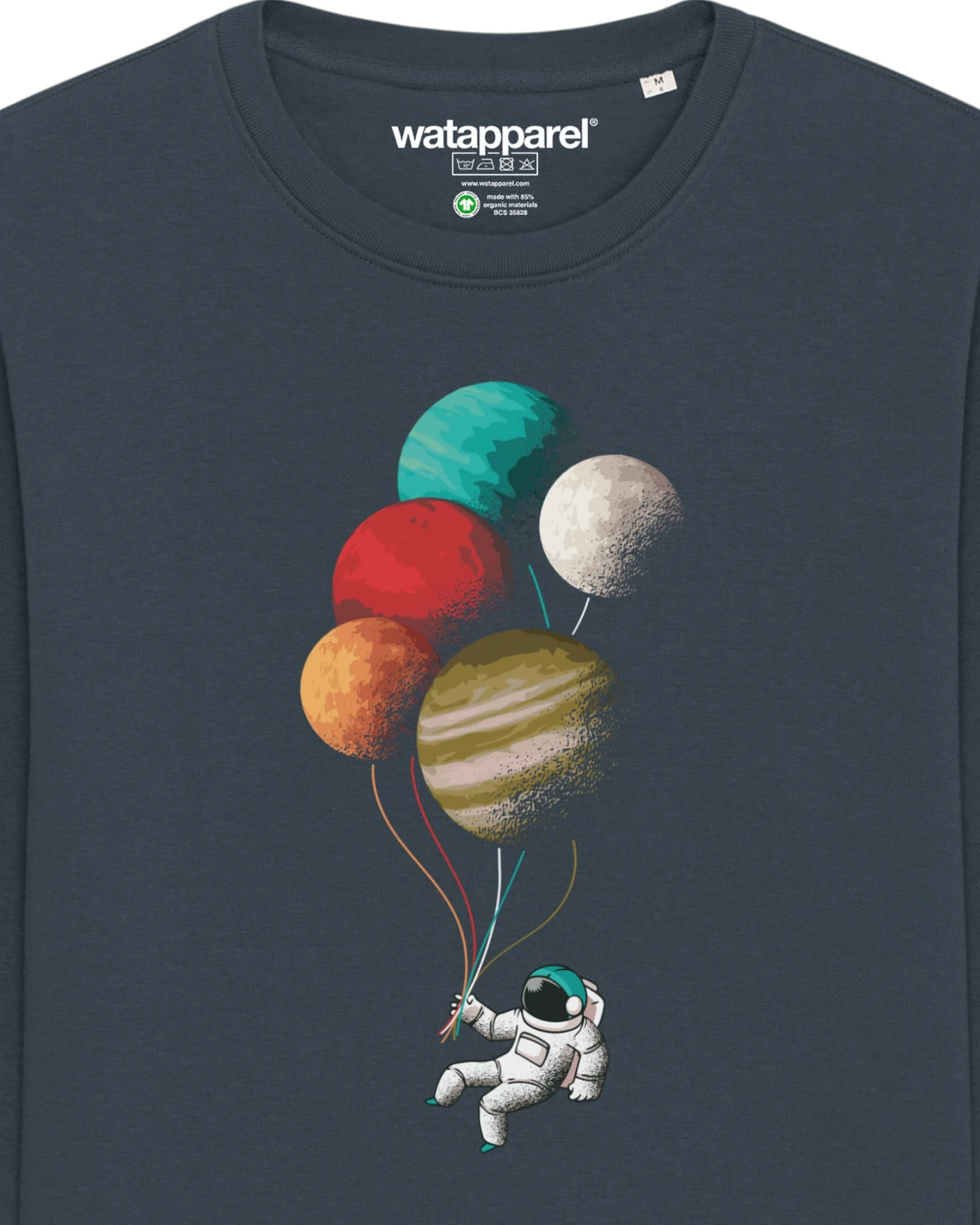 Watapparel Sweatshirt Balloon Spaceman – Ansicht 3
