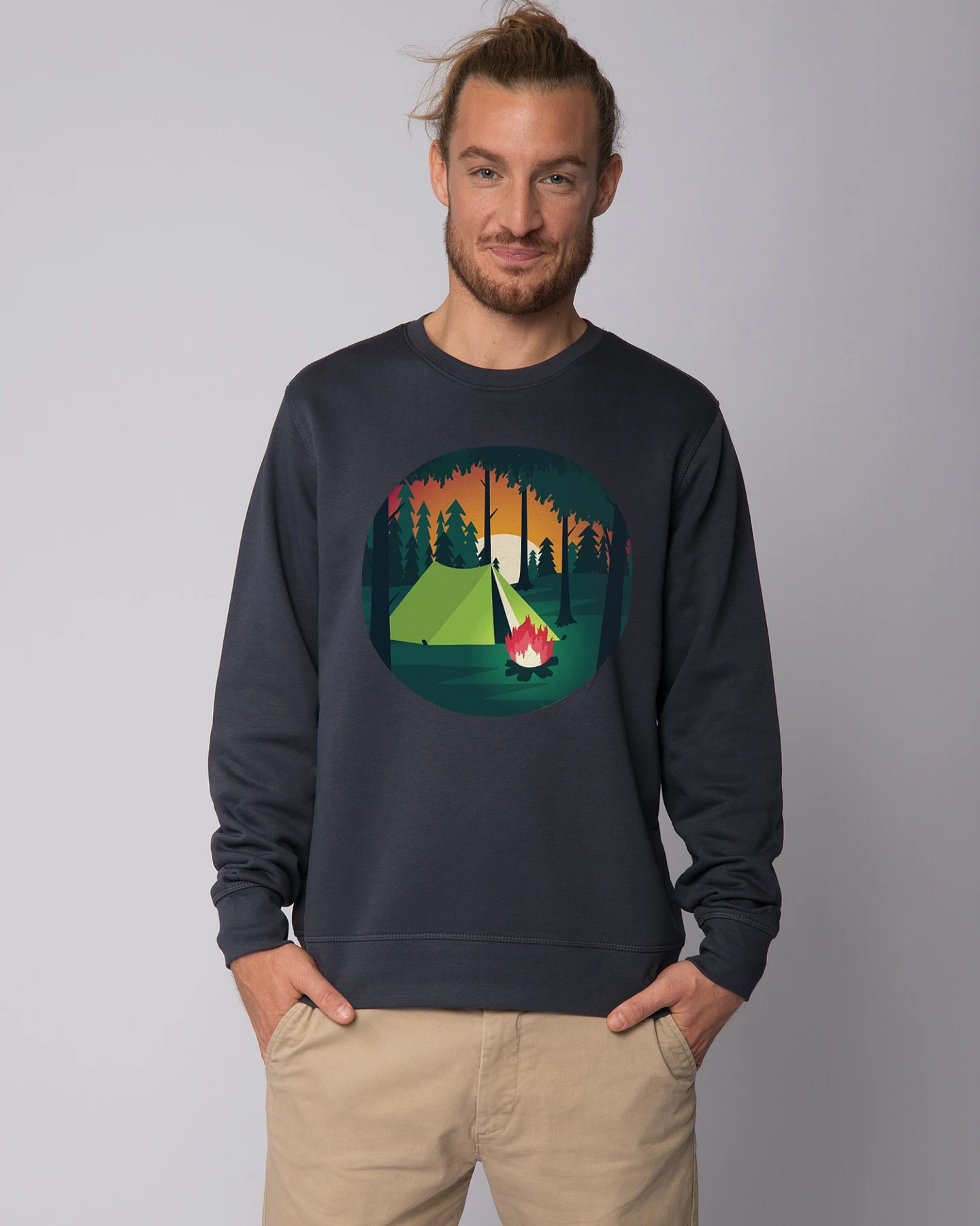 Watapparel Sweatshirt Zelten – Ansicht 2