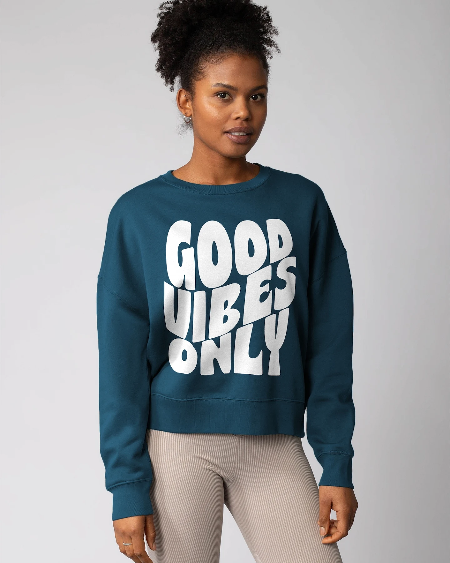 Watapparel Sweatshirt Good vibes only – Ansicht 2
