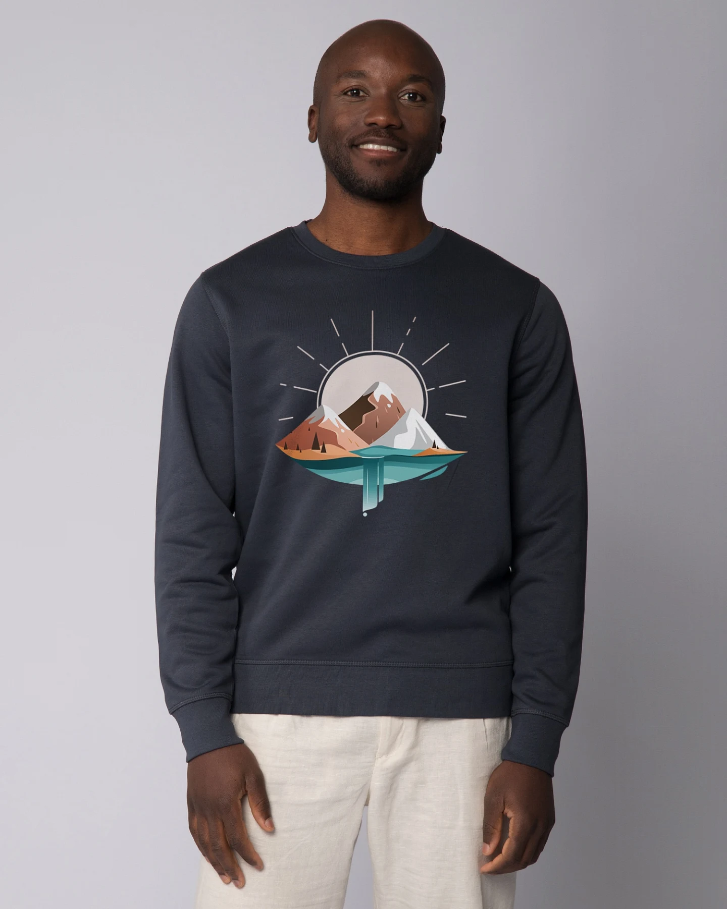 Watapparel Sweatshirt Sunrise & Lake – Ansicht 2