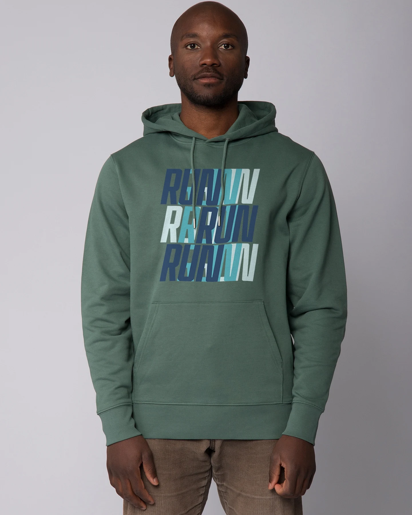 Watapparel Sweatshirt Run, Run, Run blue – Ansicht 2