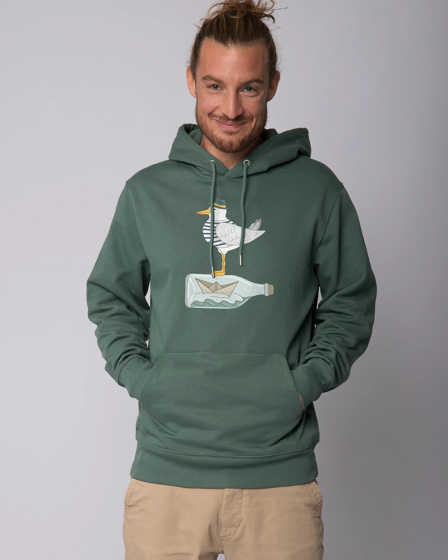 Watapparel Sweatshirt Möwe mit Hut – Ansicht 2