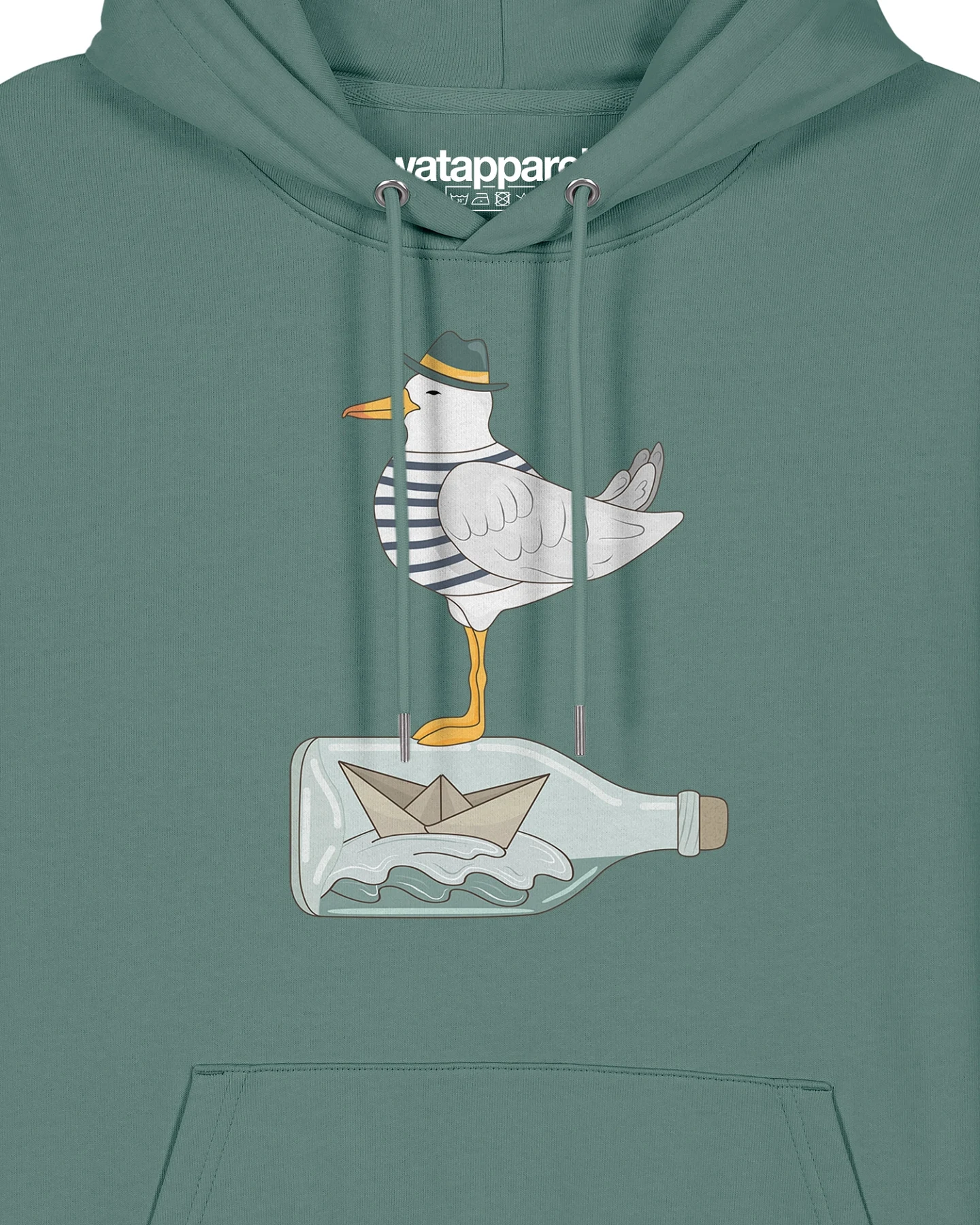 Watapparel Sweatshirt Möwe mit Hut – Ansicht 3