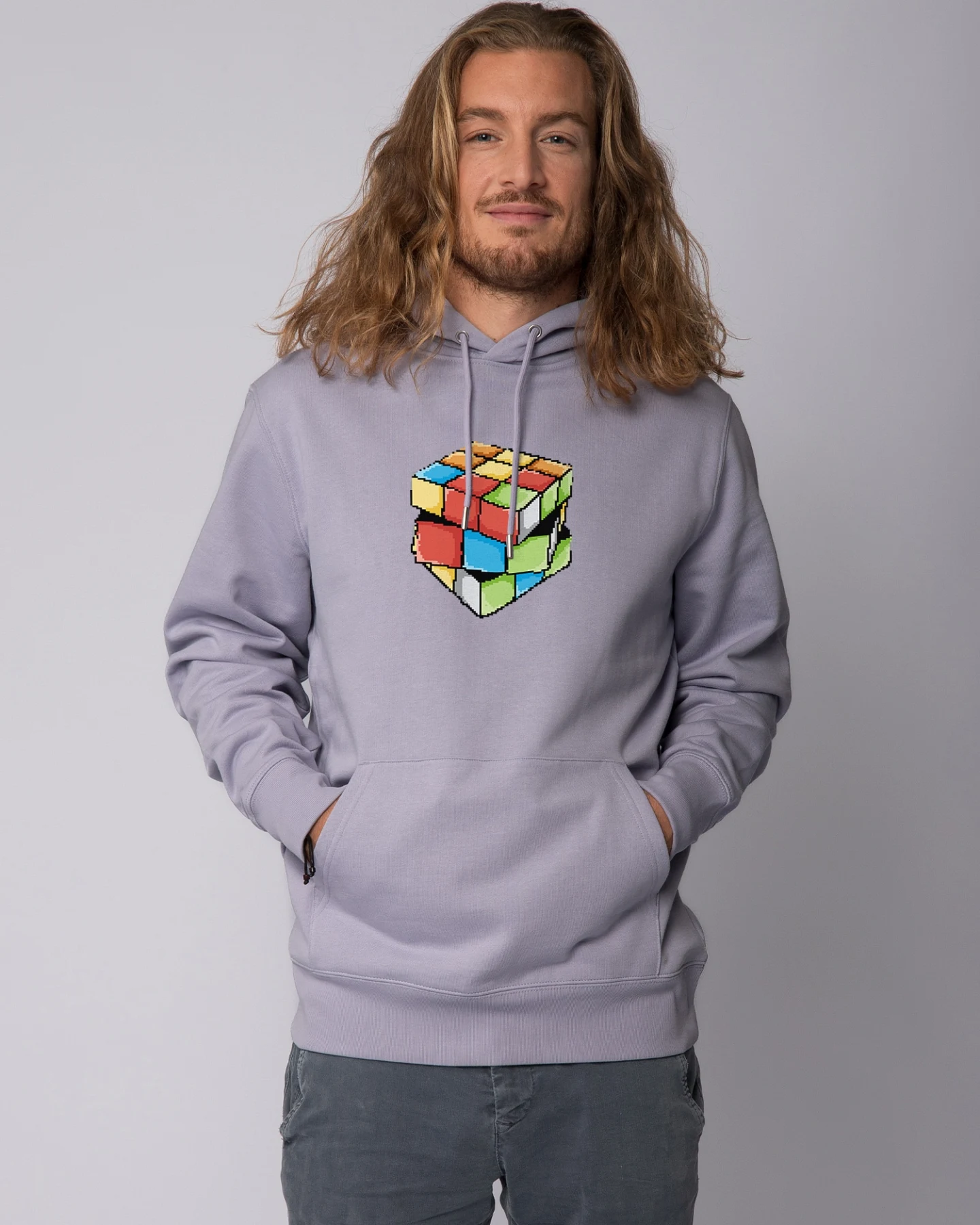 Watapparel Sweatshirt Pixel Zauberwürfel – Ansicht 2