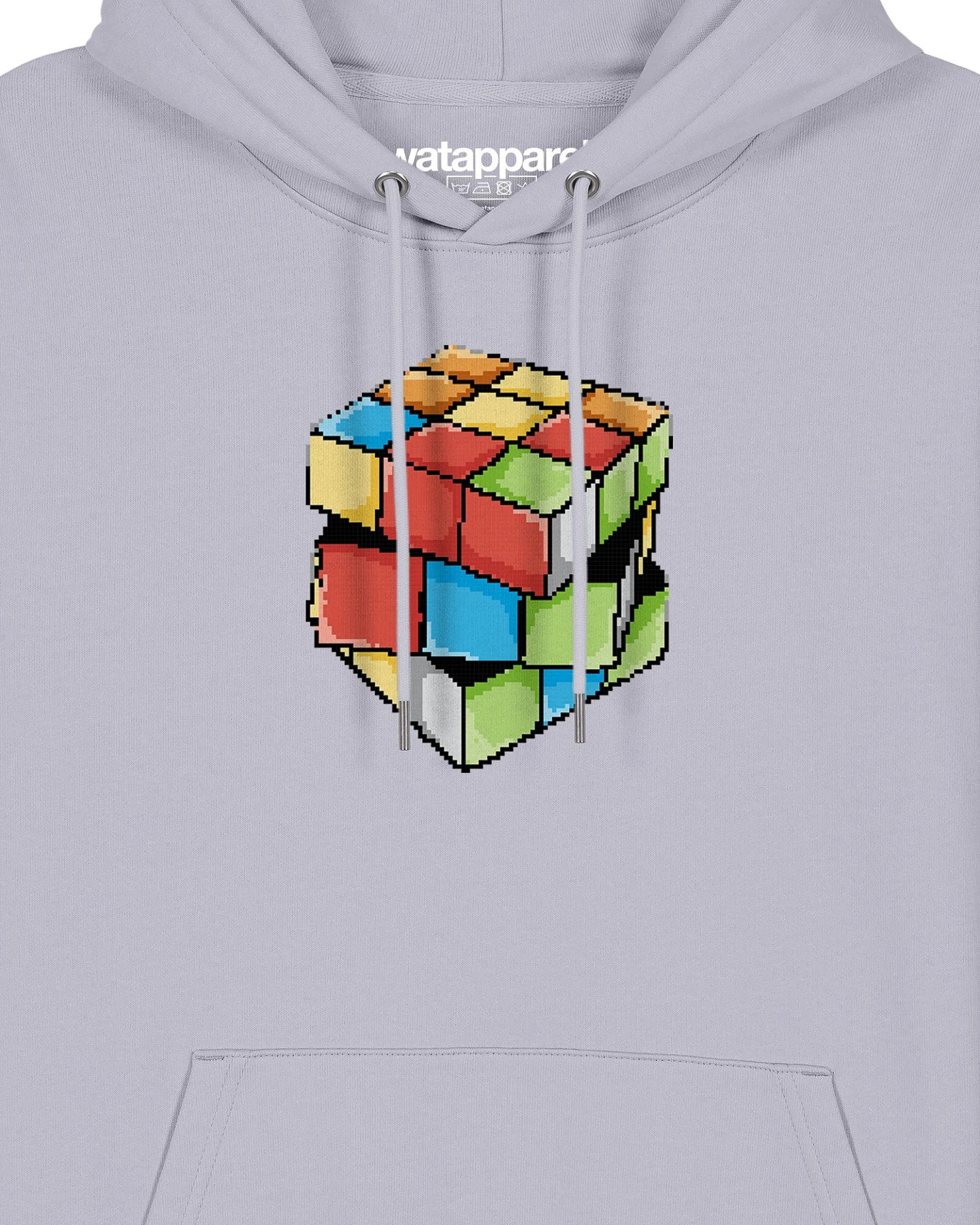 Watapparel Sweatshirt Pixel Zauberwürfel – Ansicht 3