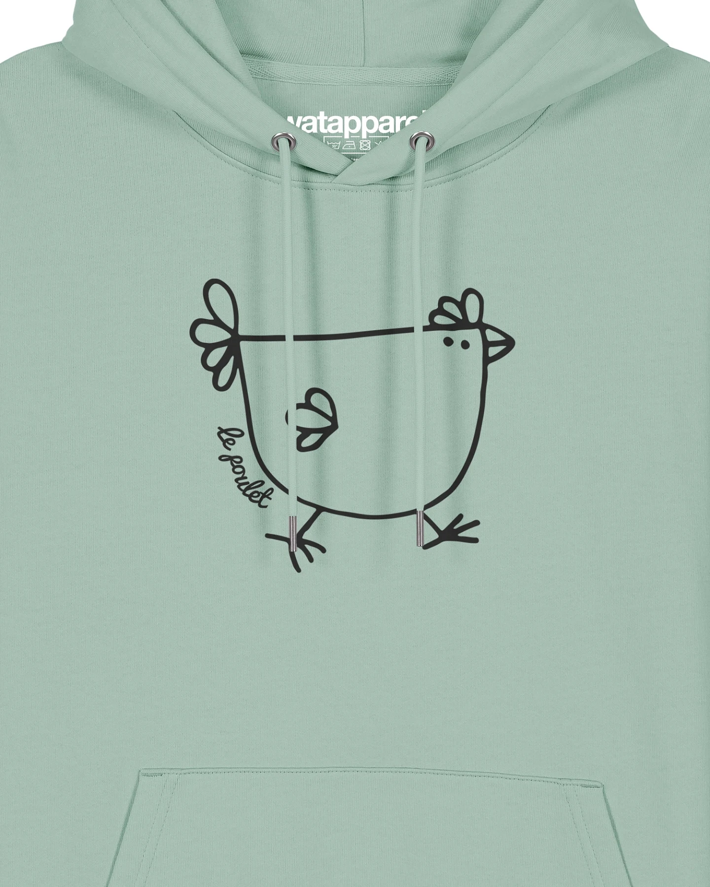 Watapparel Sweatshirt Le poulet - das Huhn – Ansicht 3