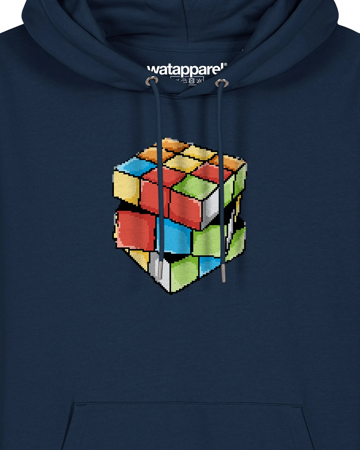 Watapparel Sweatshirt Pixel Zauberwürfel – Ansicht 3