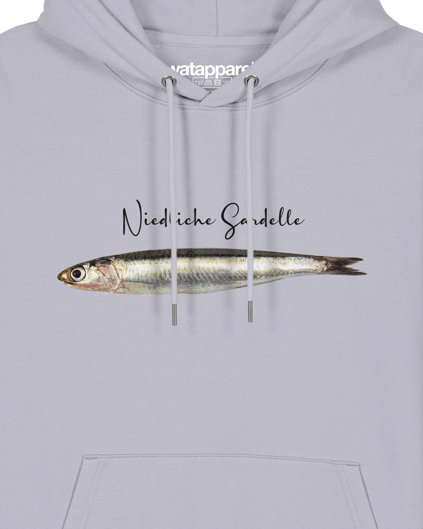 Watapparel Sweatshirt Niedliche Sardelle – Ansicht 3