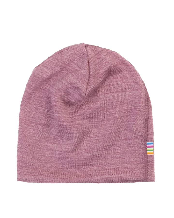Joha - Beanie Wolle Seide bordeaux