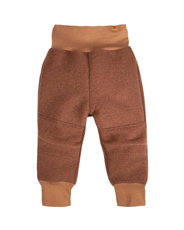 Pure Pure by Bauer - Wollwalk-Hose grau melange haselnuss