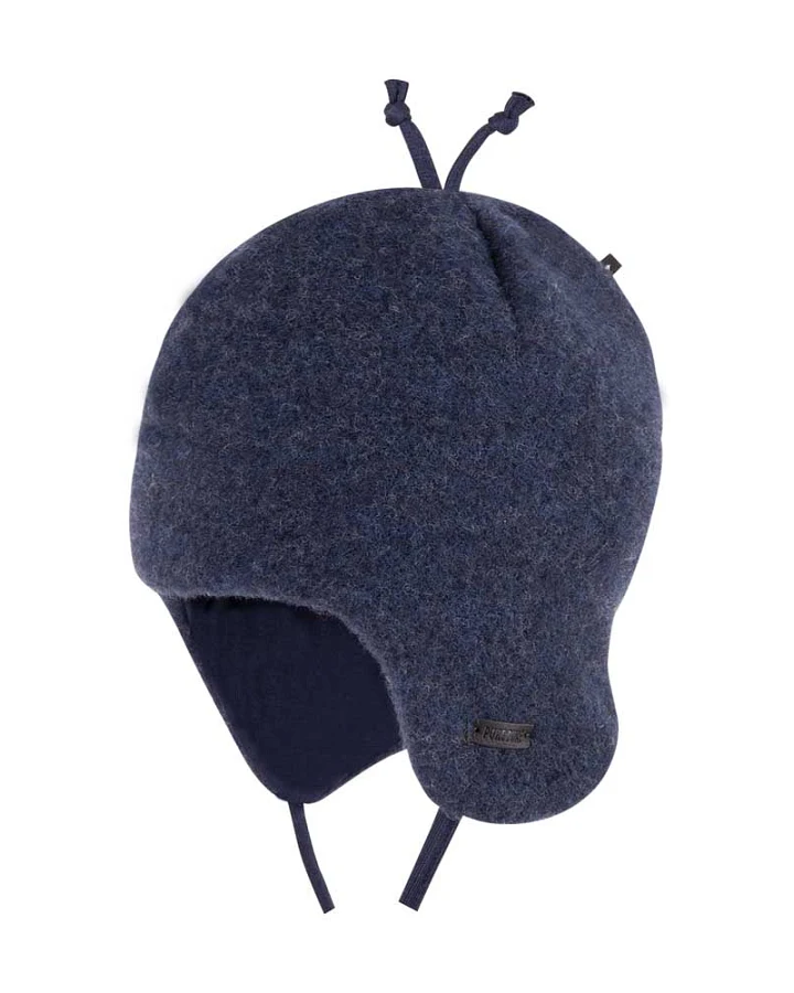 Pure Pure by Bauer - Fleece-Mütze mit Wolle marine