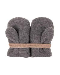 Produktseite: Pure Pure by Bauer - Baby-Fäustlinge Wollfleece schiefer 0