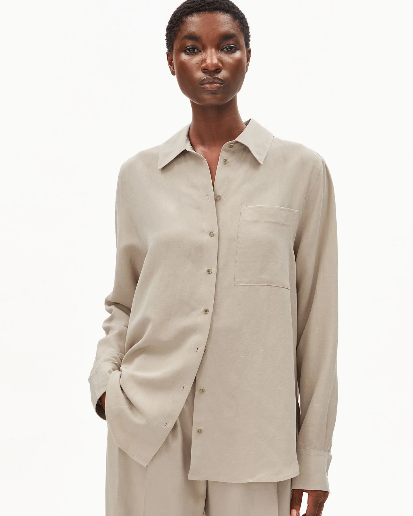 ARMEDANGELS Bluse LINEN BLEND – Ansicht 2