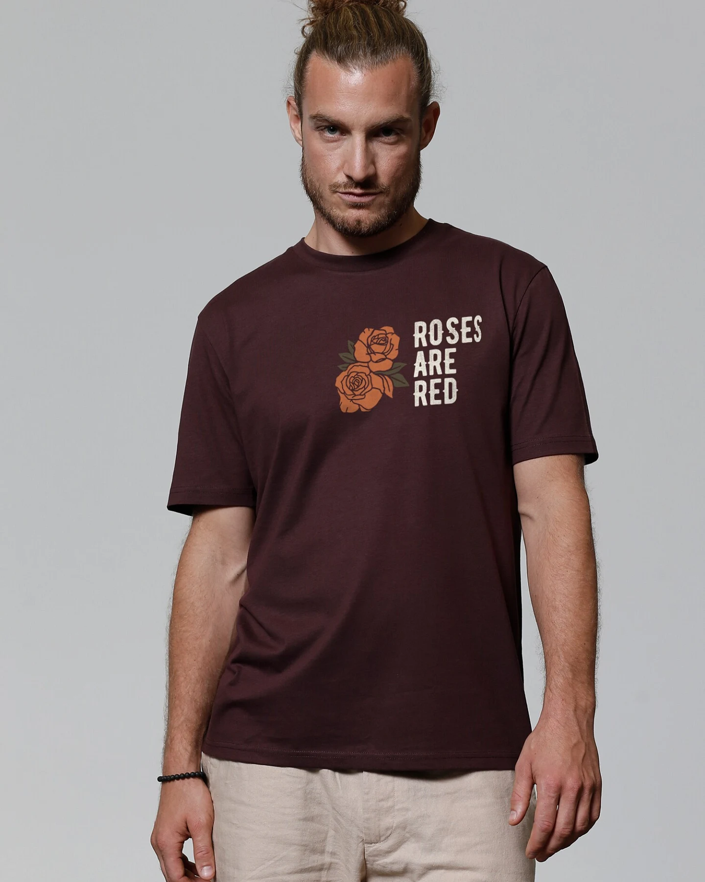 Watapparel T-Shirt Roses are red – Ansicht 2