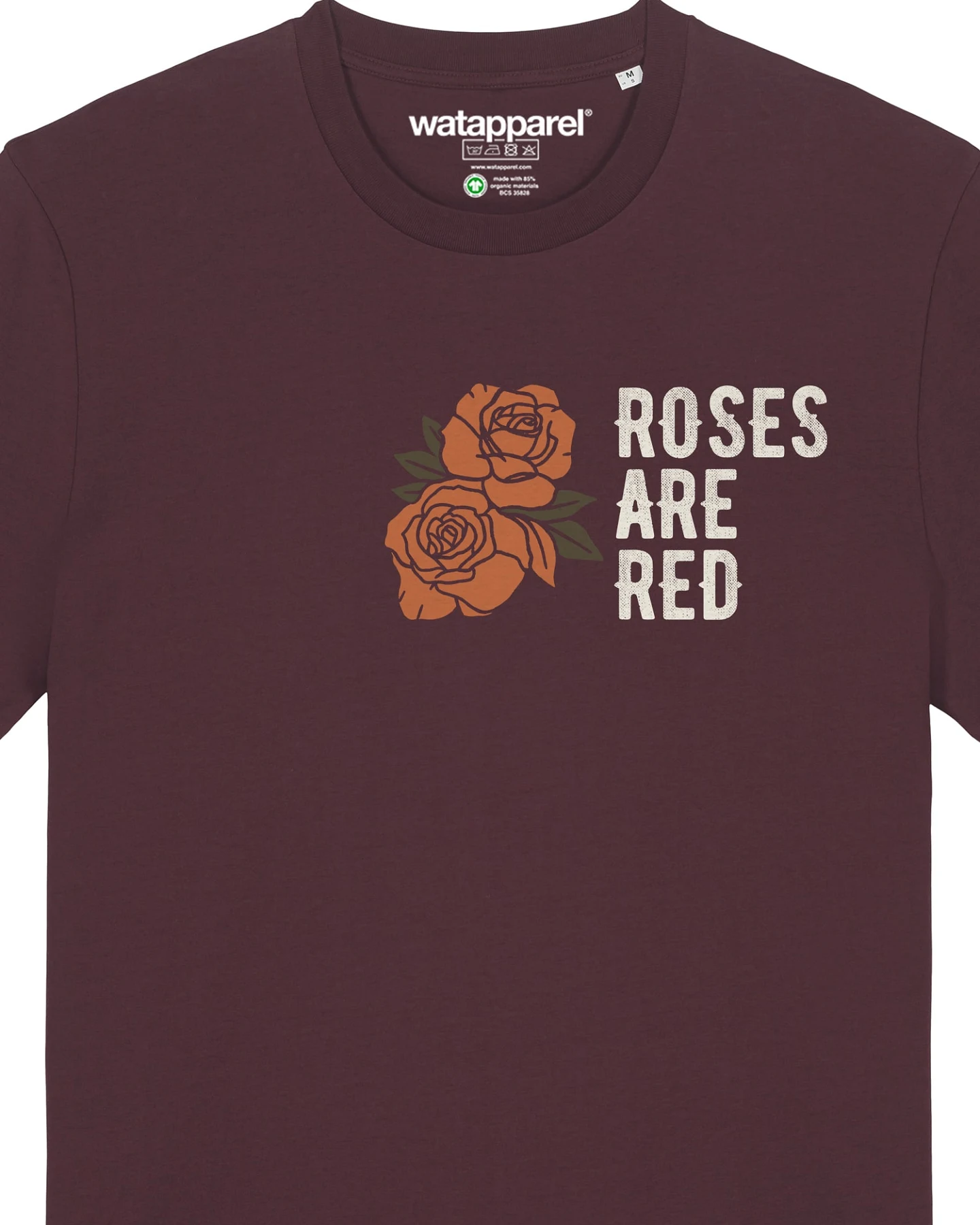 Watapparel T-Shirt Roses are red – Ansicht 3