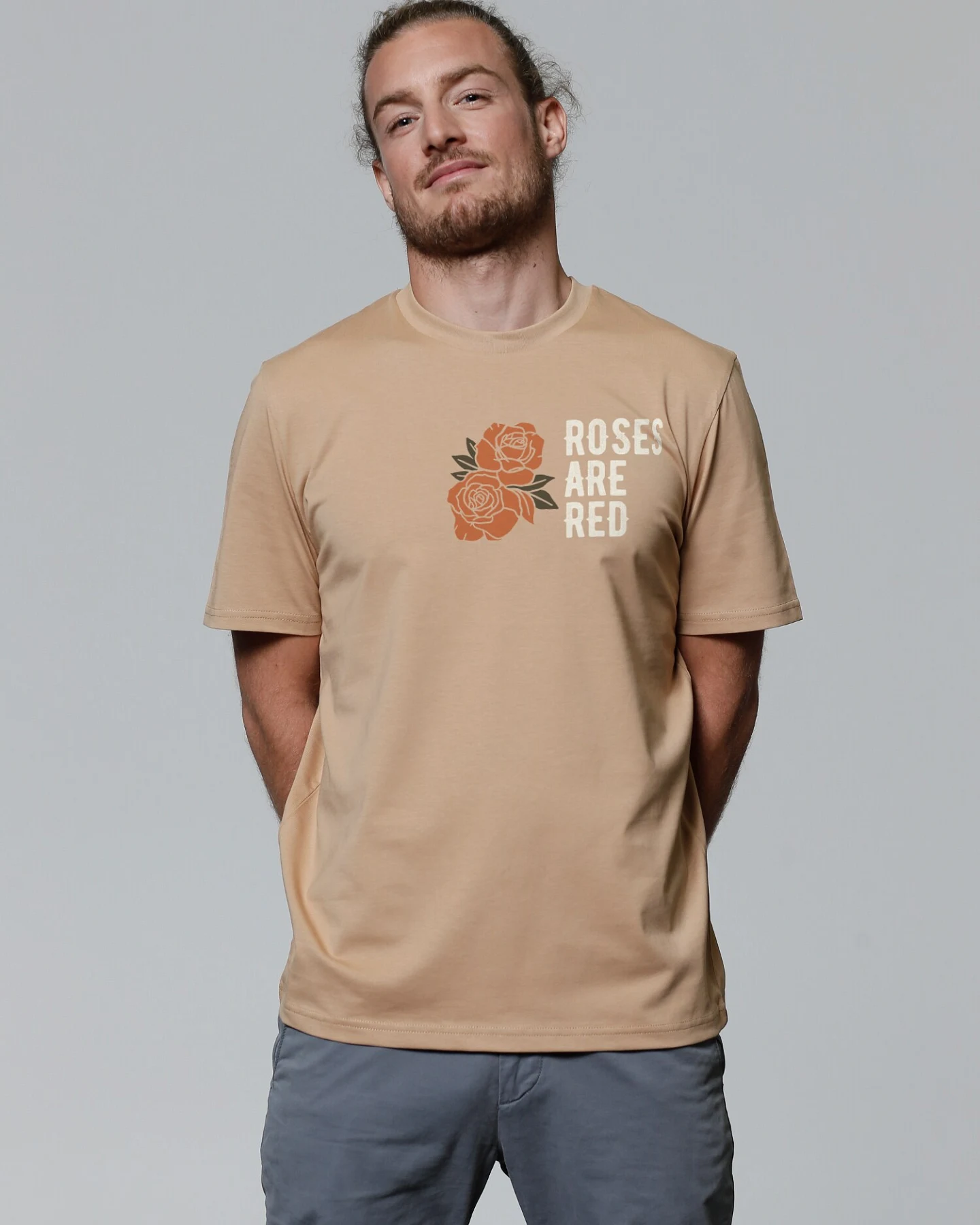 Watapparel T-Shirt Roses Are Red – Ansicht 2