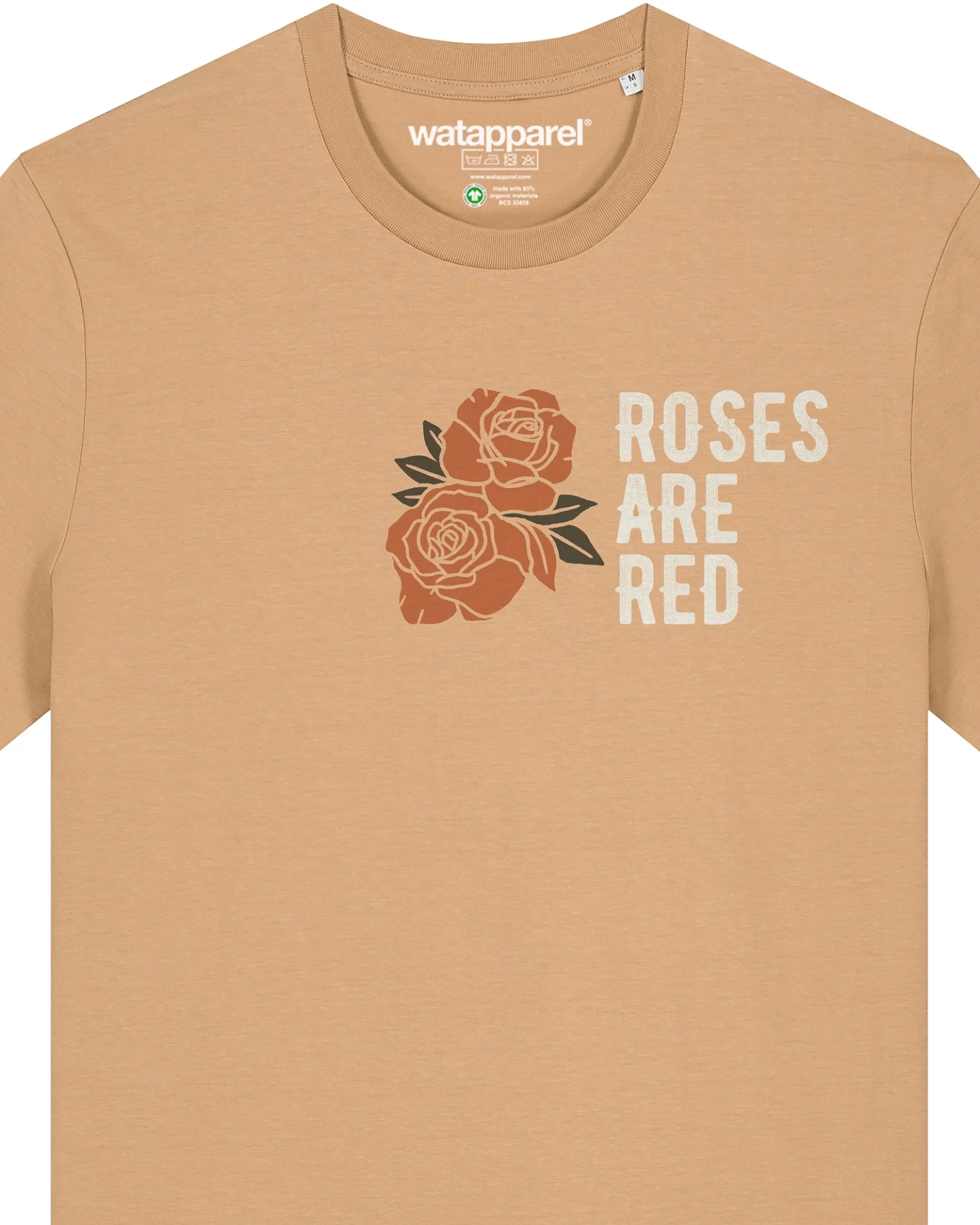 Watapparel T-Shirt Roses Are Red – Ansicht 3