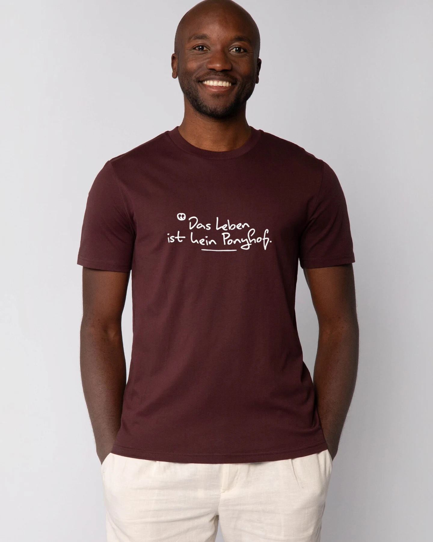 Watapparel T-Shirt Das Leben Ist Kein Ponyhof (GOTS) – Ansicht 2
