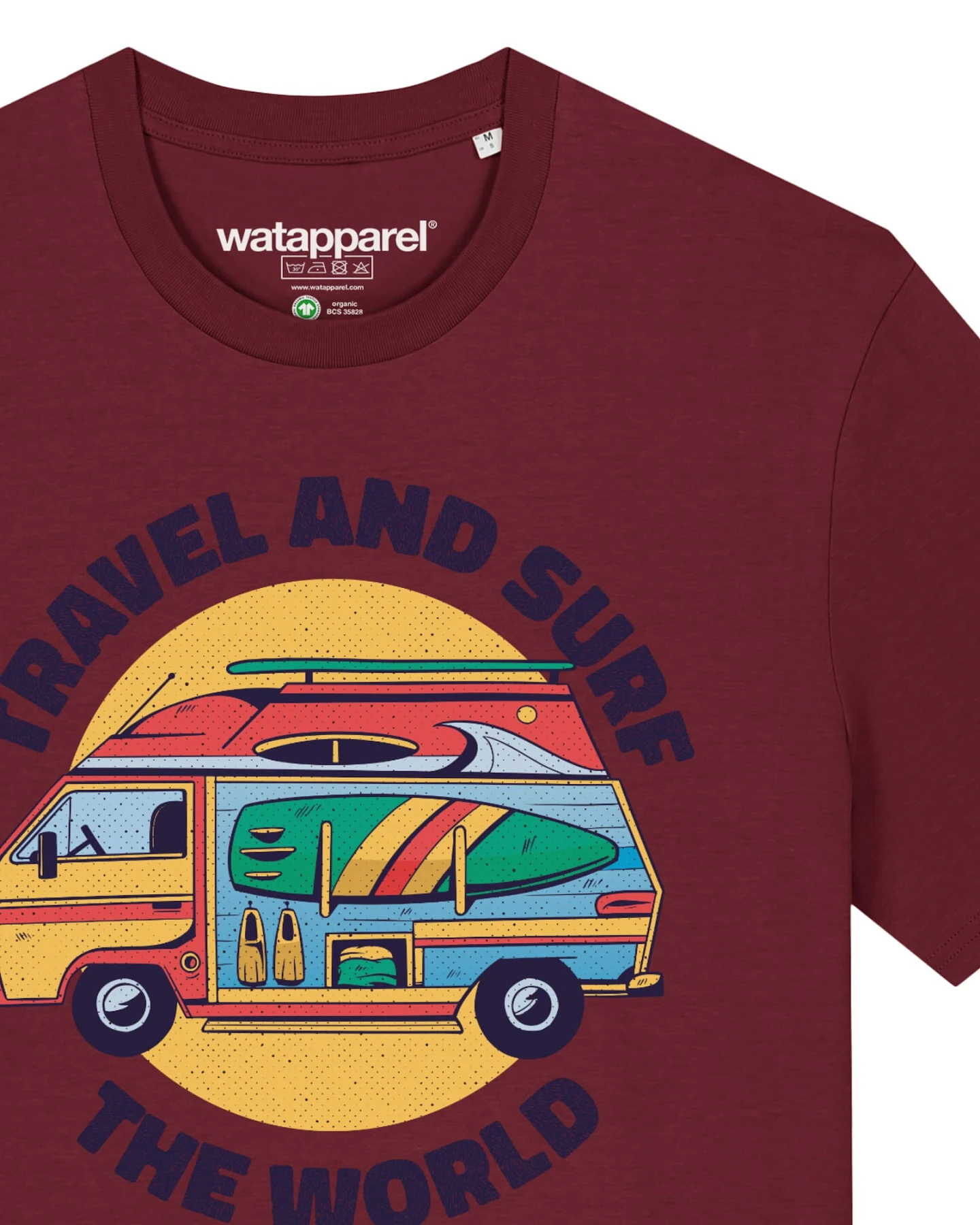 Watapparel T-Shirt Travel and surf – Ansicht 3