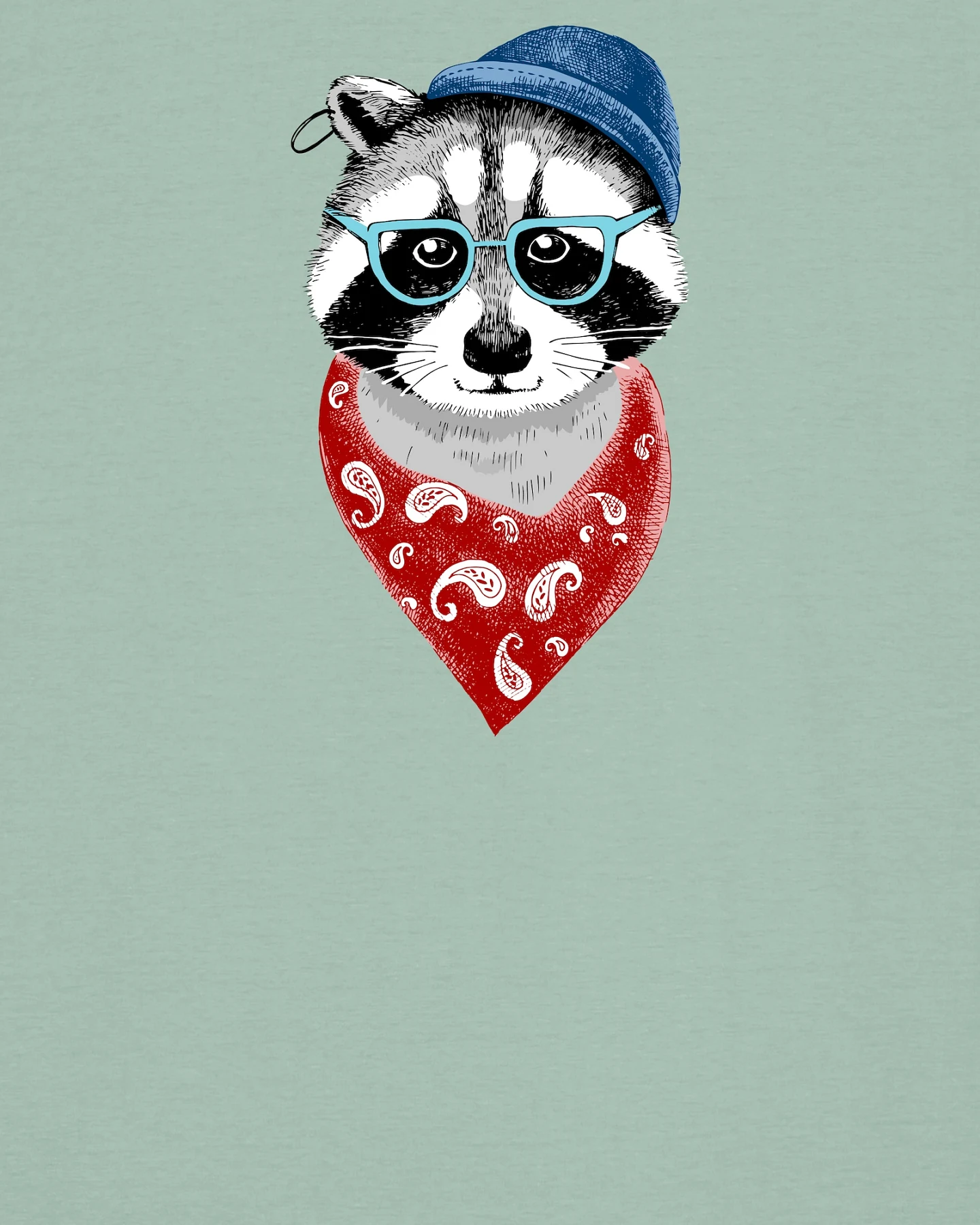 Watapparel Shirt Waschbär – Ansicht 3