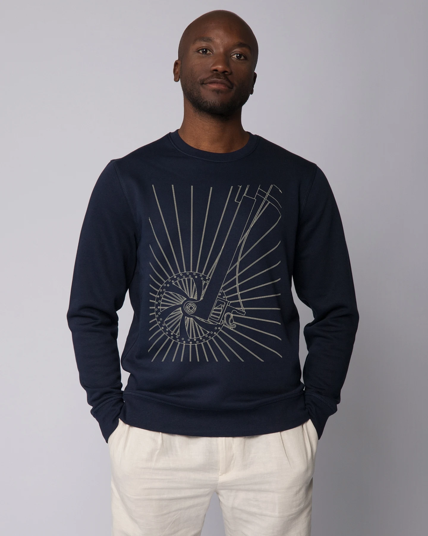 Watapparel Sweatshirt Fahrradspeichen – Ansicht 2