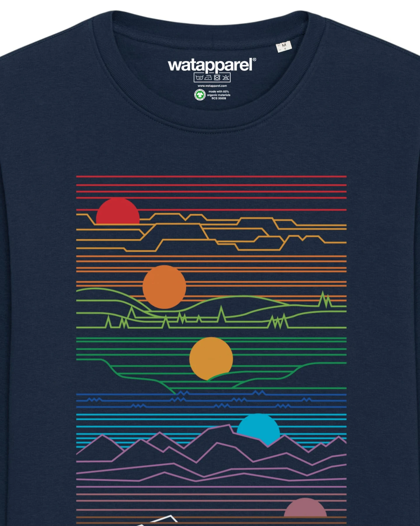 Watapparel Sweatshirt Sun And Moon – Ansicht 3