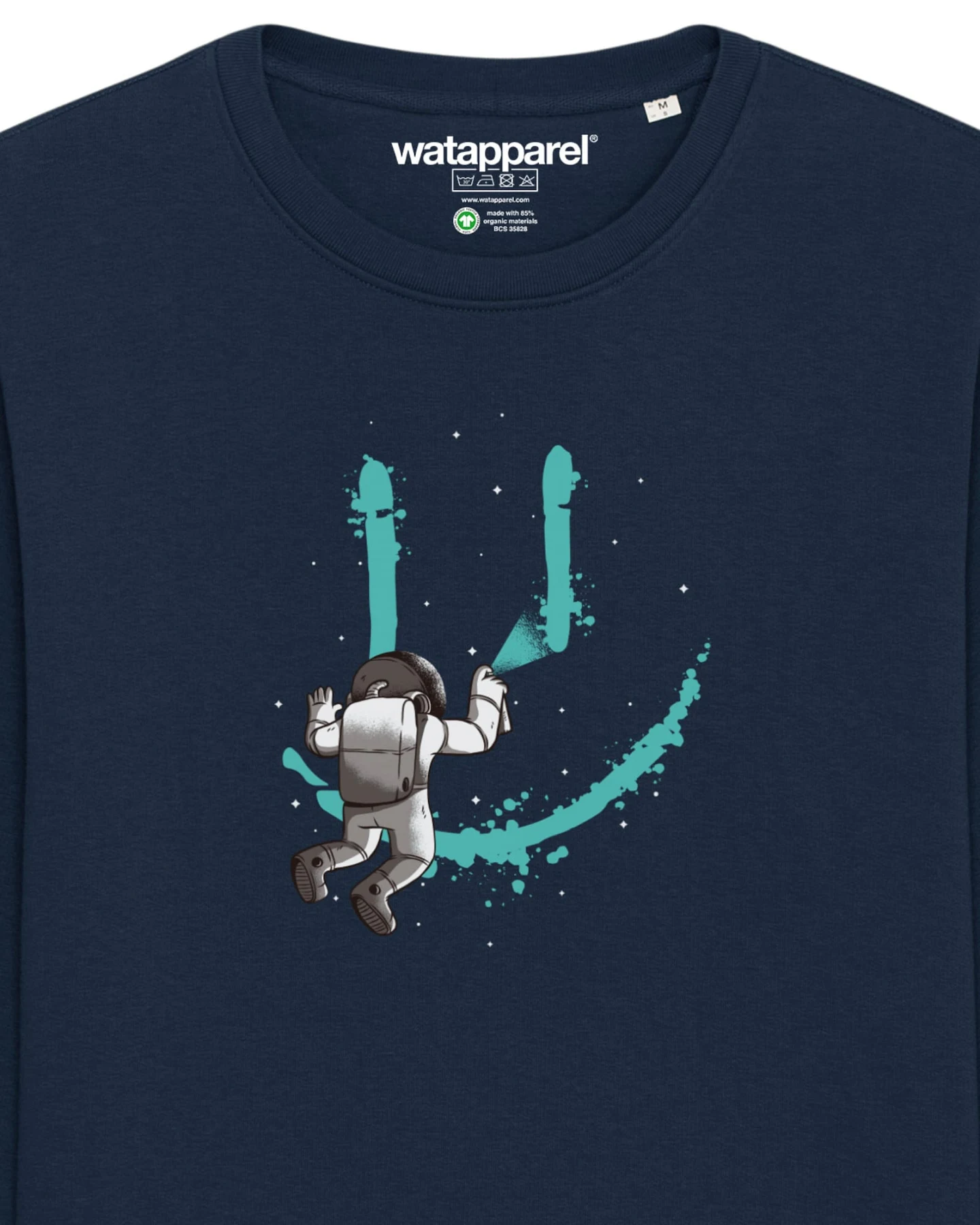 Watapparel Sweatshirt Graffiti Astronaut – Ansicht 3