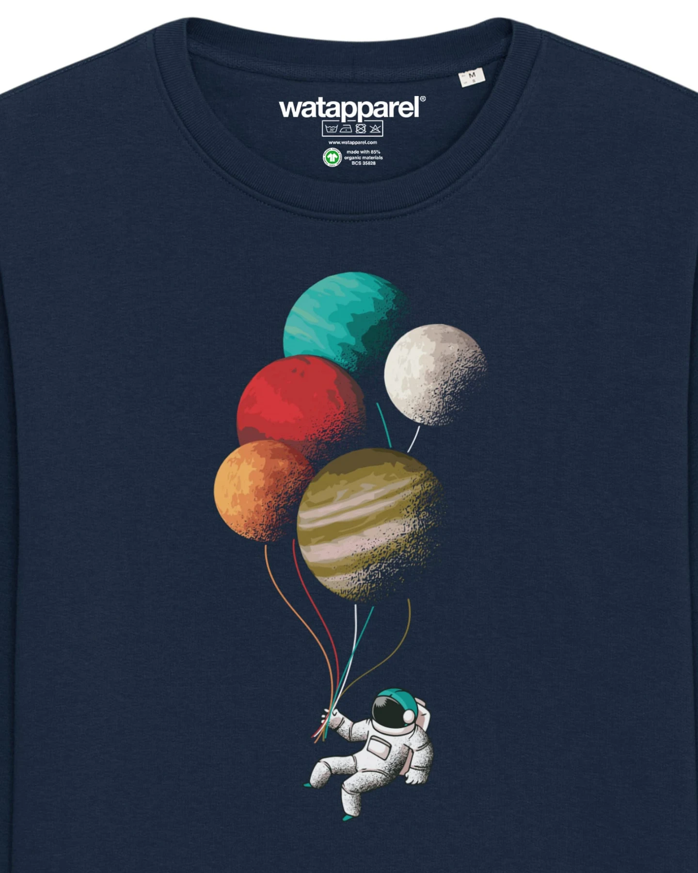 Watapparel Sweatshirt Balloon Spaceman – Ansicht 3
