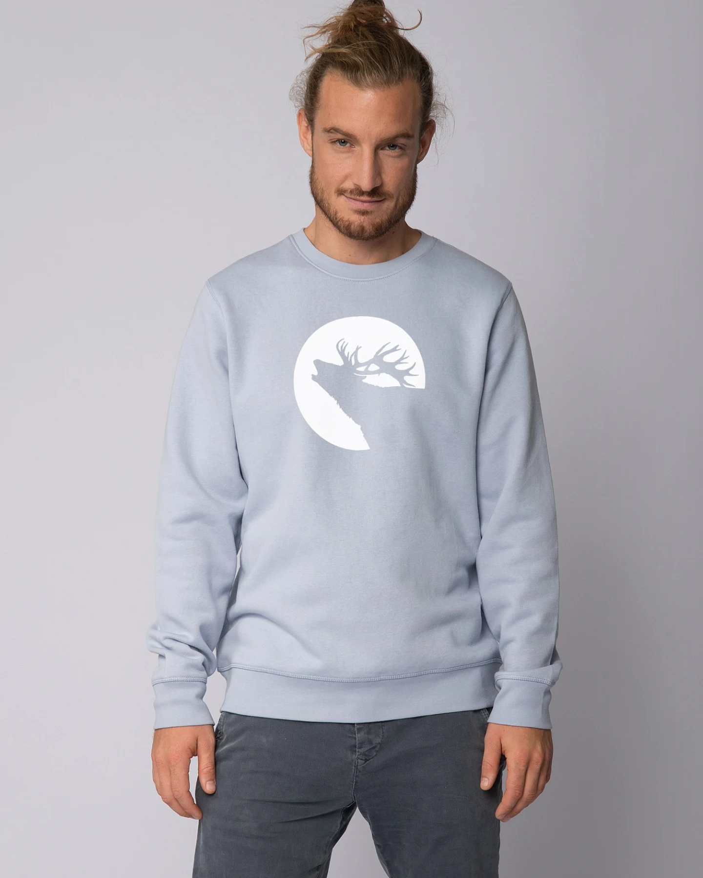 Watapparel Sweatshirt Röhrender Hirsch – Ansicht 2