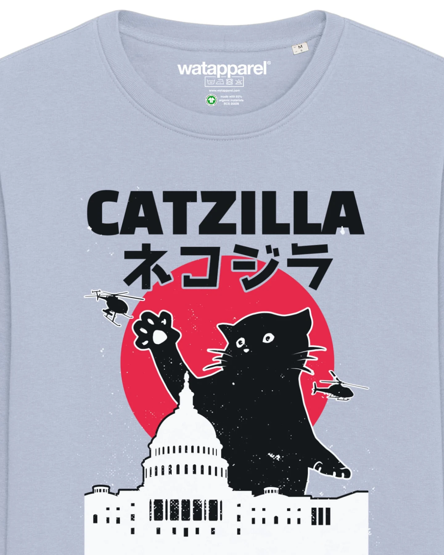 Watapparel Sweatshirt Catzilla – Ansicht 3