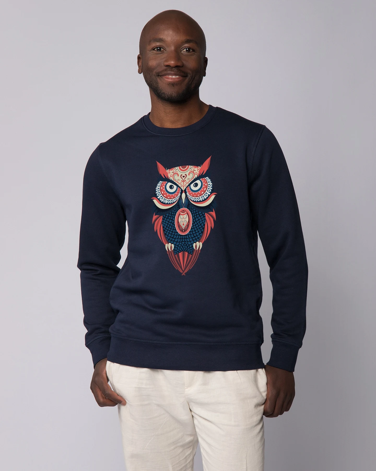 Watapparel Sweatshirt Colorful Owl – Ansicht 2