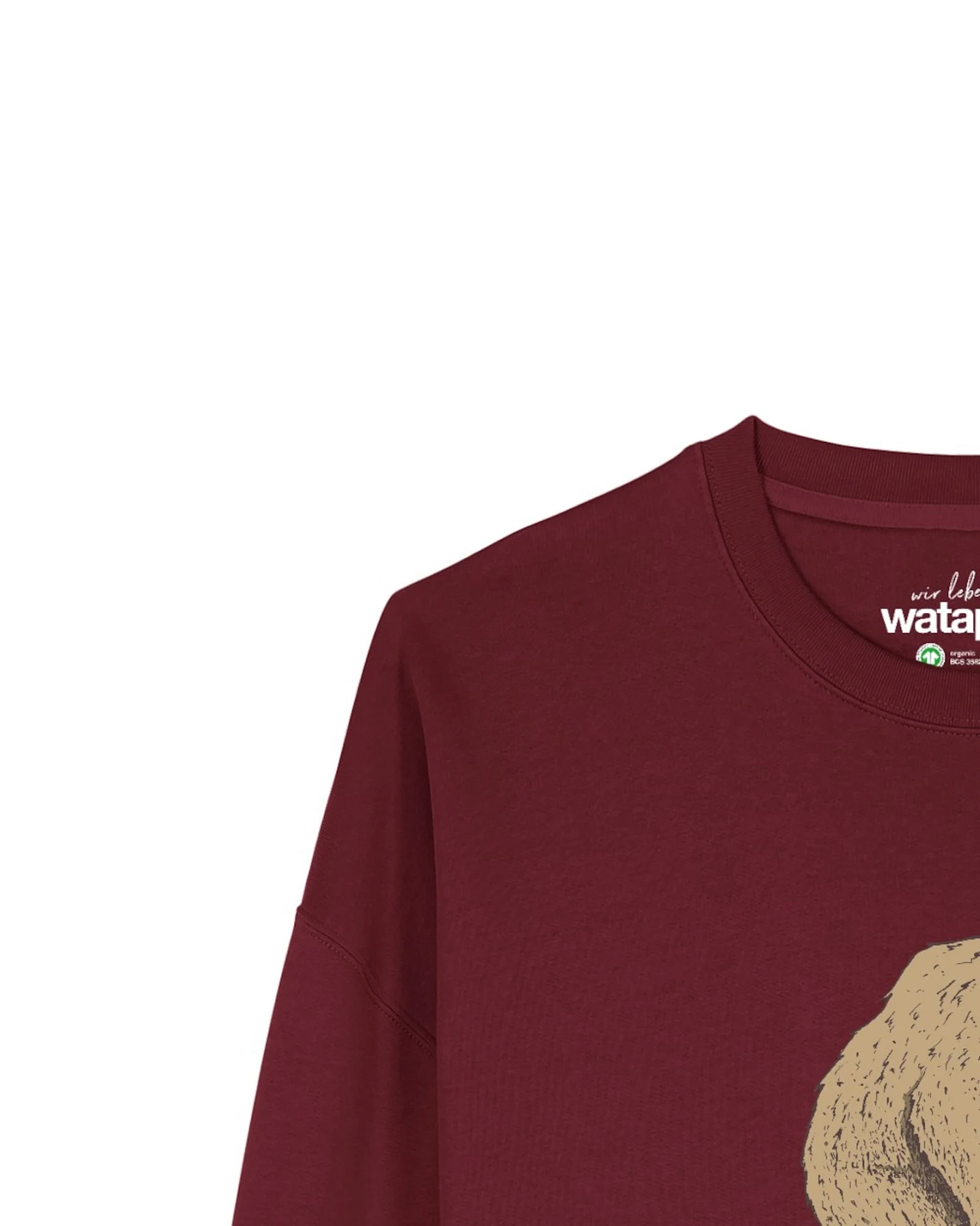 Watapparel Sweatshirt Fahrradbär – Ansicht 3