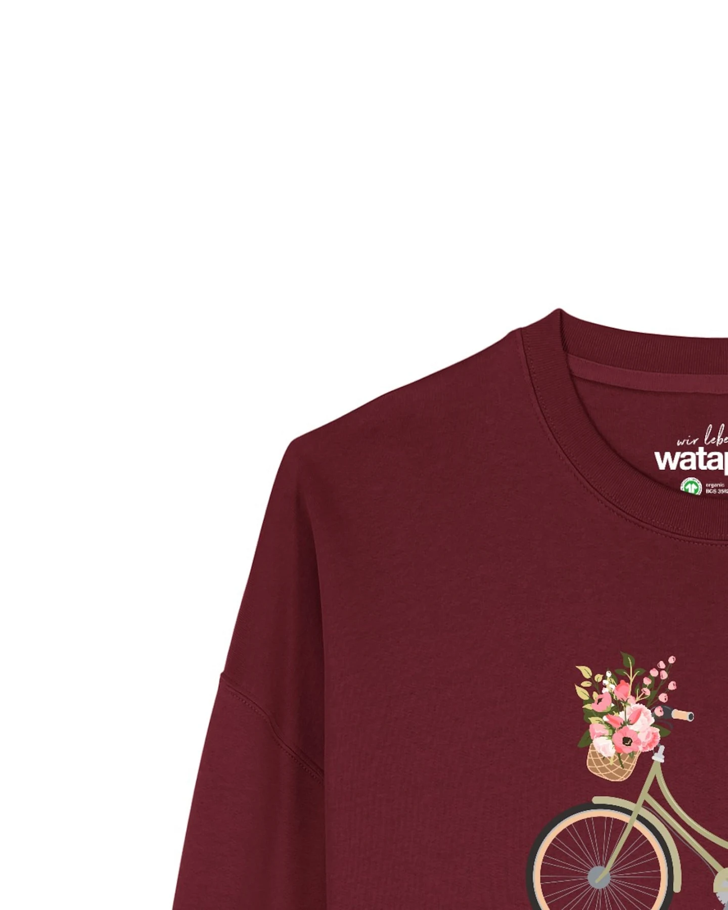 Watapparel Sweatshirt Damenfahrrad – Ansicht 3
