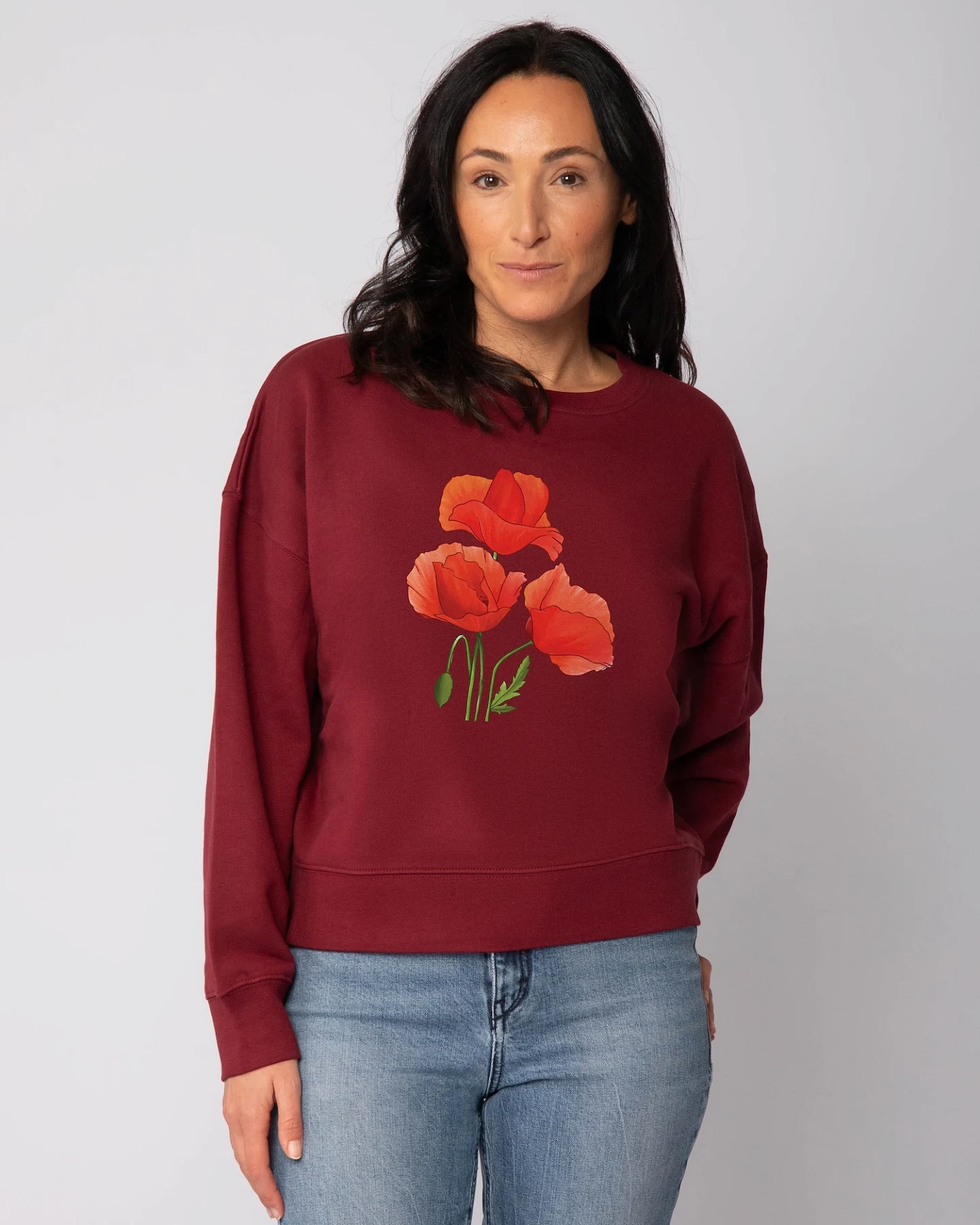 Watapparel Sweatshirt Poppy Flowers – Ansicht 2