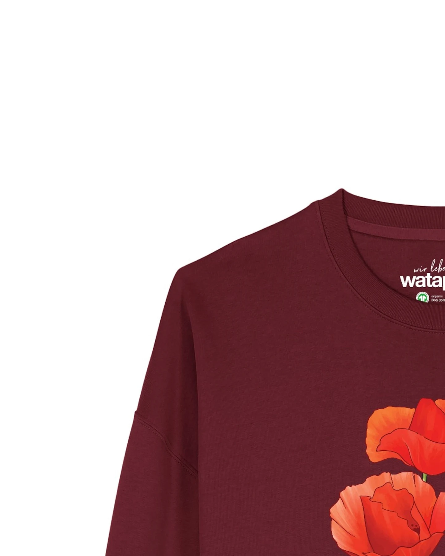Watapparel Sweatshirt Poppy Flowers – Ansicht 3