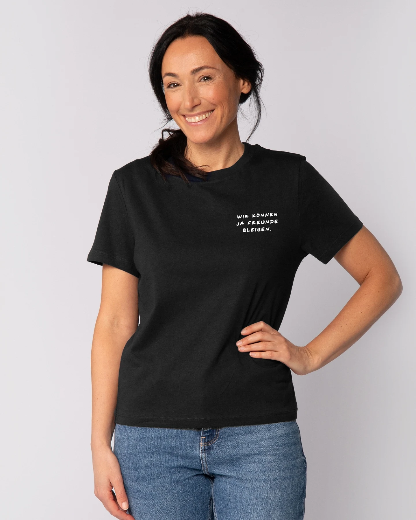 Watapparel T-Shirt Wir Können Ja Freunde Bleiben – Ansicht 2