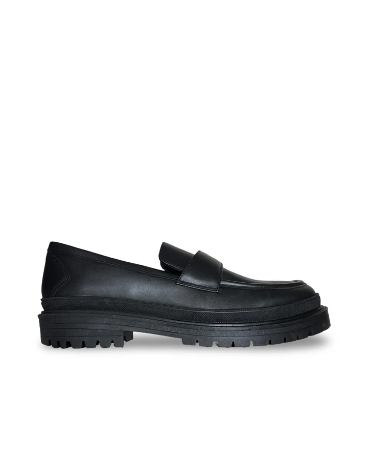 NAE Herren vegan Loafers Cesar Schwarz
