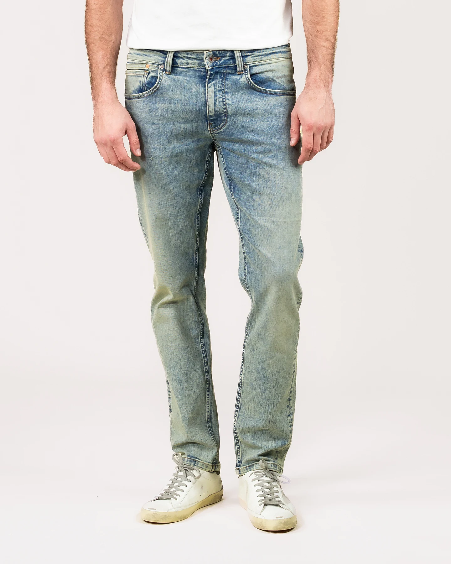 Kuyichi Herren vegan Jeans Straight Nick Golf Stream – Ansicht 2