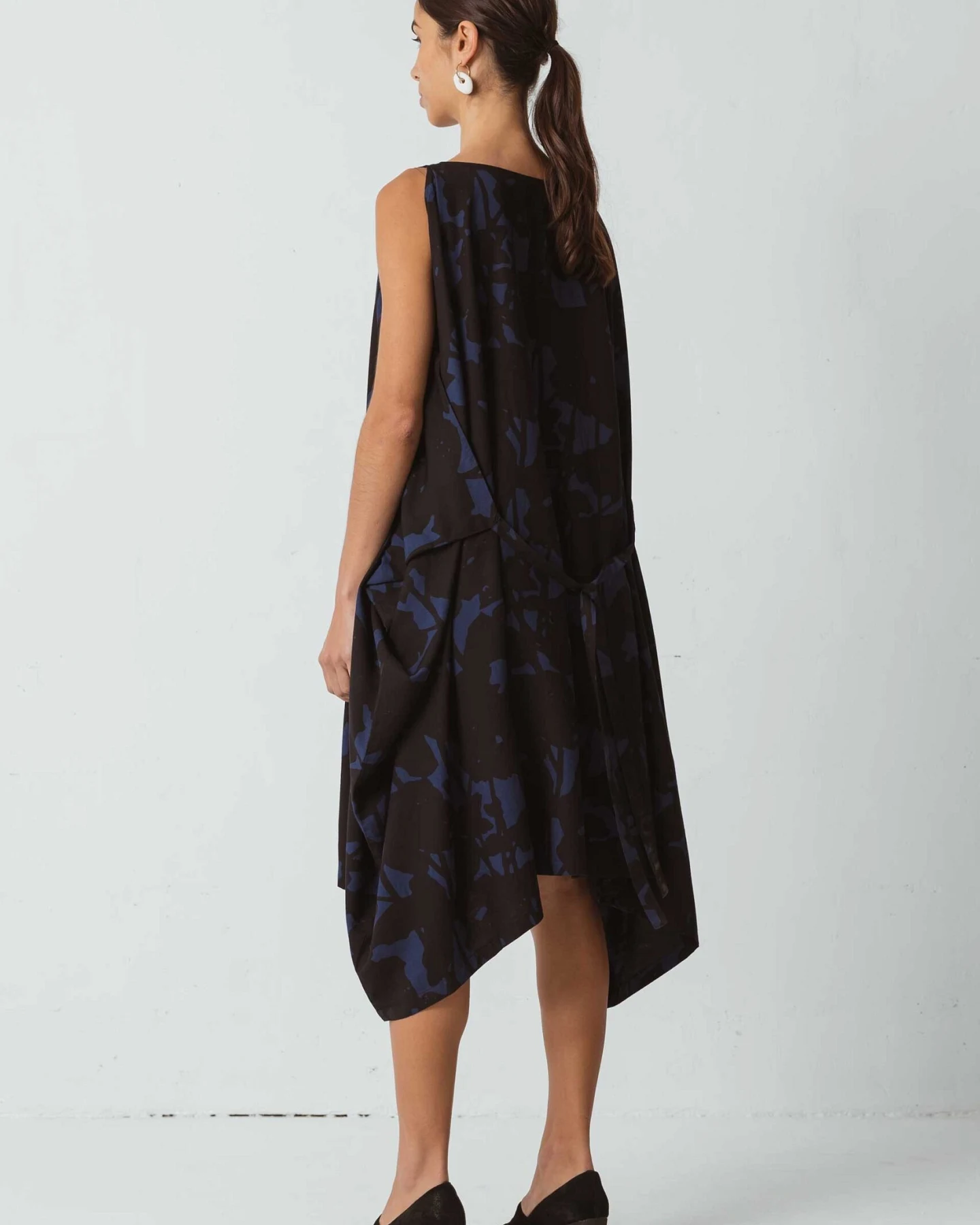 SKFK Damen vegan Kleid Habene Schwarz – Ansicht 2