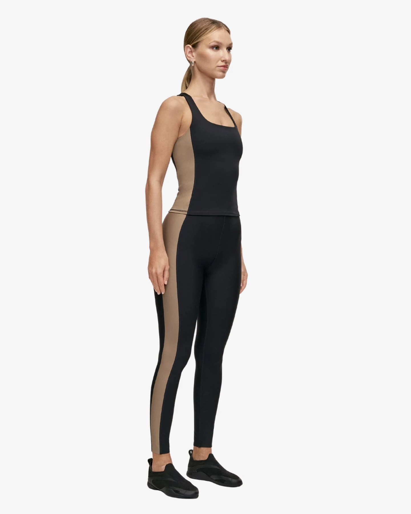 Casall Shaped Block High Waist Leggings - Black S – Ansicht 2