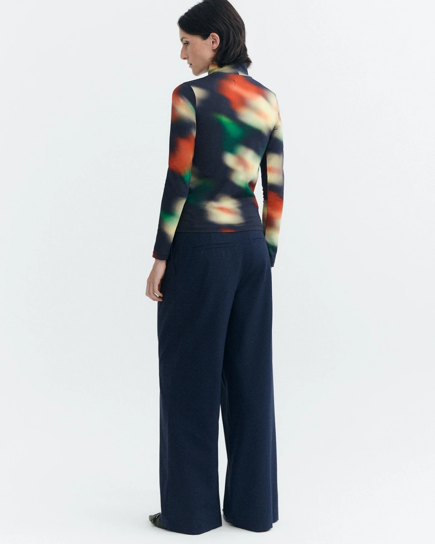 Longsleeve Ellen Bloom Print Rot – Ansicht 4