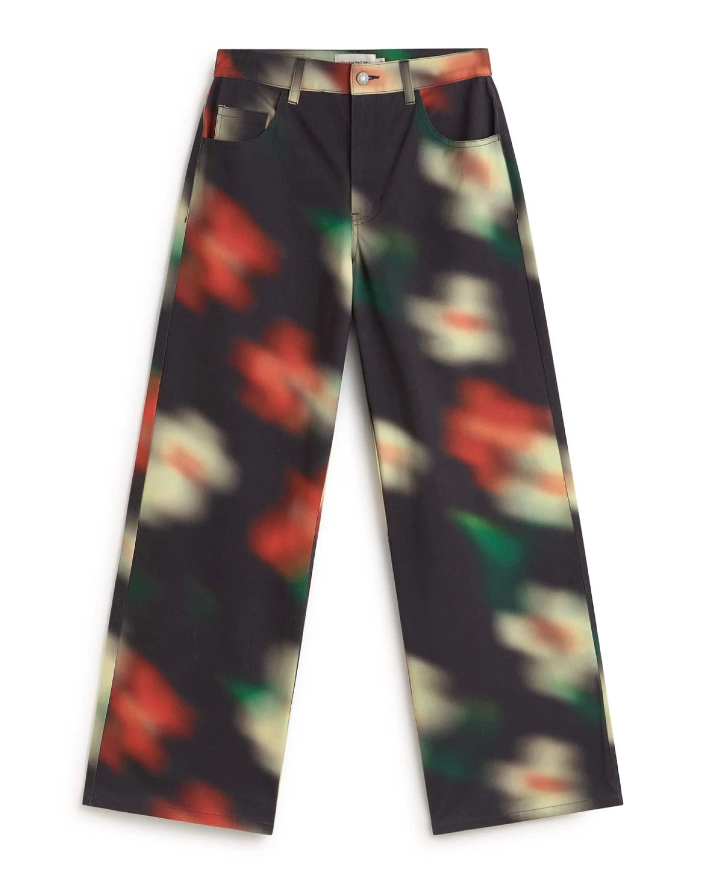 Hose Hedda Bloom Print Rot – Ansicht 4