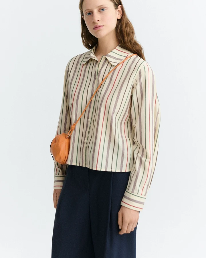 Bluse Duna Stripes Off White