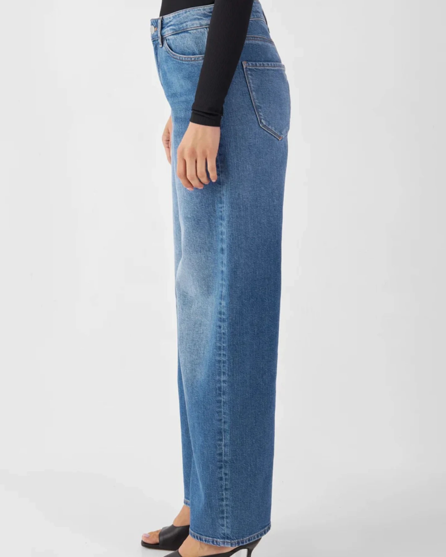 Jeans Ash Barrel Medium Blue – Ansicht 2